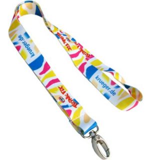 Custom Full Color Double Sided Polyester Sublimation Lanyards with ID Badge Holder