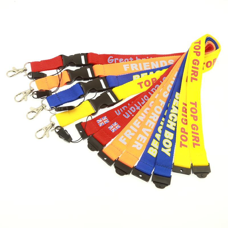 cheap custom printed neck lanyards  polyester lanyard china wholesale