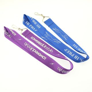 high quality wholesale custom nylon keychain lanyard for promotional