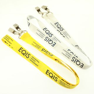 Fashion eco friendly promotional nylon printed keycord lanyard