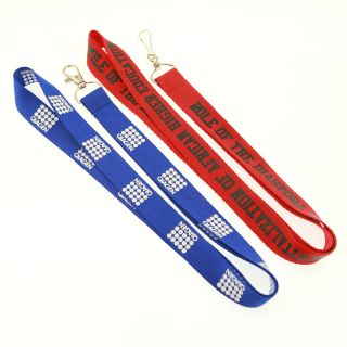  Durable Custom Polyester Lanyard with Logo for ID Badges and Promotional Use