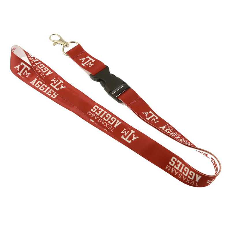 Personalized cheap custom printed polyester sublimation lanyard with logo  