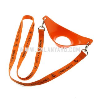 wholesale wine holder lanyard with custom logo 