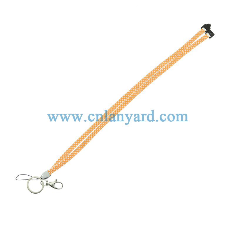 Rhinestone Keychain Long Lanyard