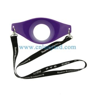 Wine glass holder lanyards