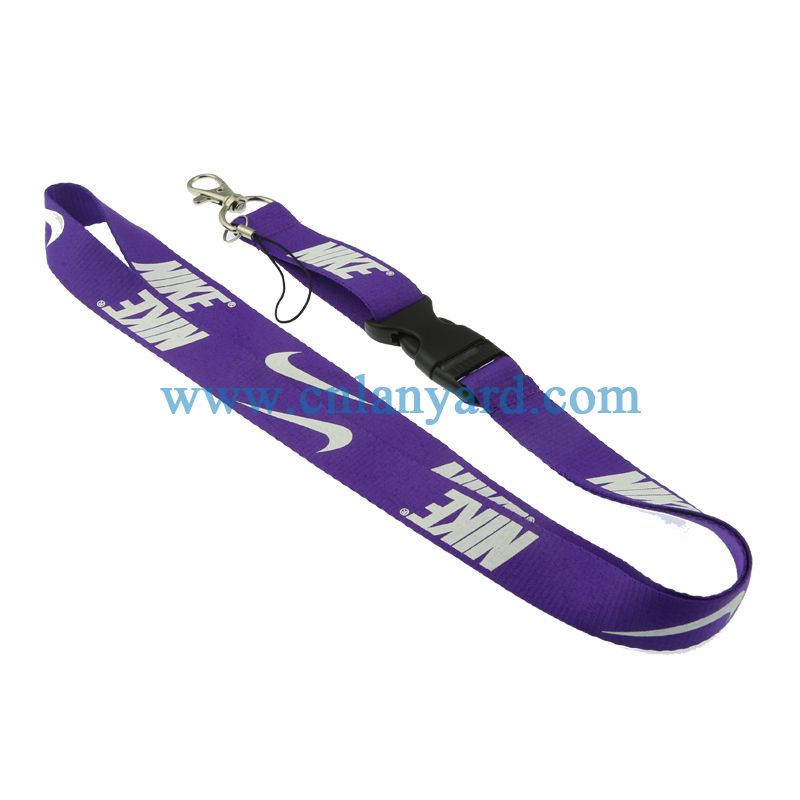 Fashion Popular Clothing Brand Logo Safety Neck Strap Lanyard