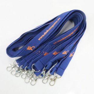 Polyester lanyard with custom logo high quality promotional gift creativity nice lanyard plastic hoo