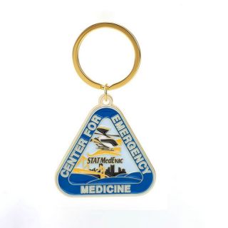 Metal Enamel Commemorative Keychain