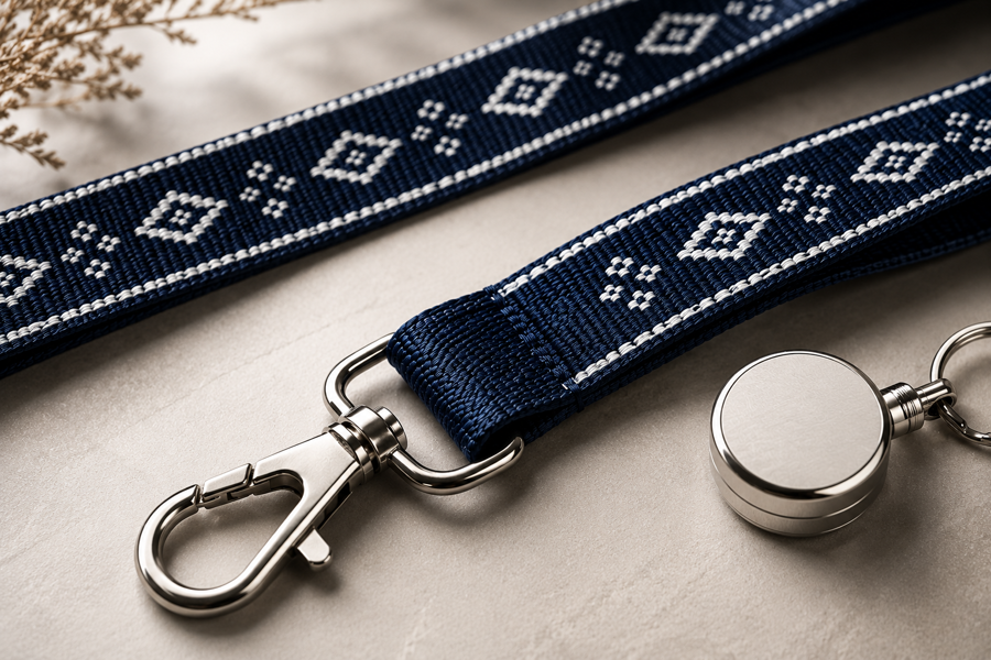 Crafted to Last: Why Custom Woven Lanyards are the Premium Choice for Corporate Identity