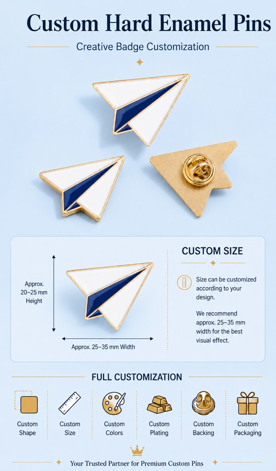 Custom Airplane Hard Enamel Pin detail 6 Custom Airplane Hard Enamel Pin detail 6