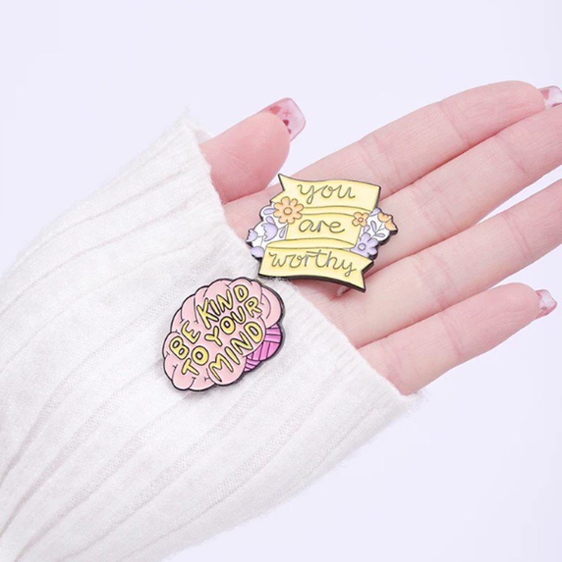 Custom Mood Energy Enamel Badge | Orpinegift