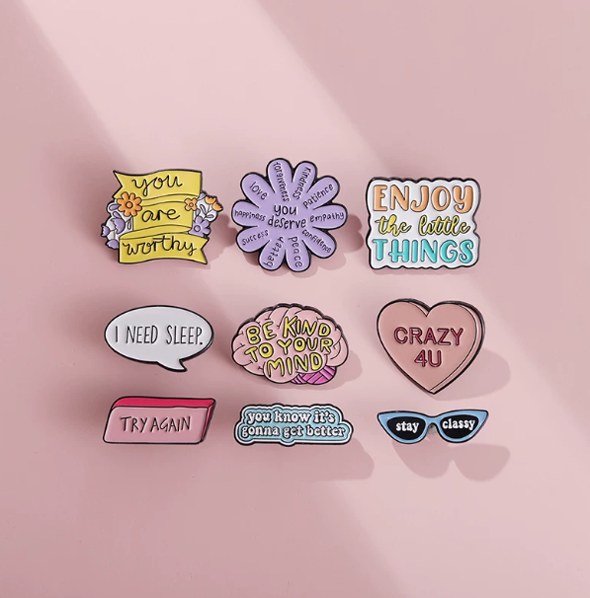 Custom Graffiti Text Enamel Pins detail 1