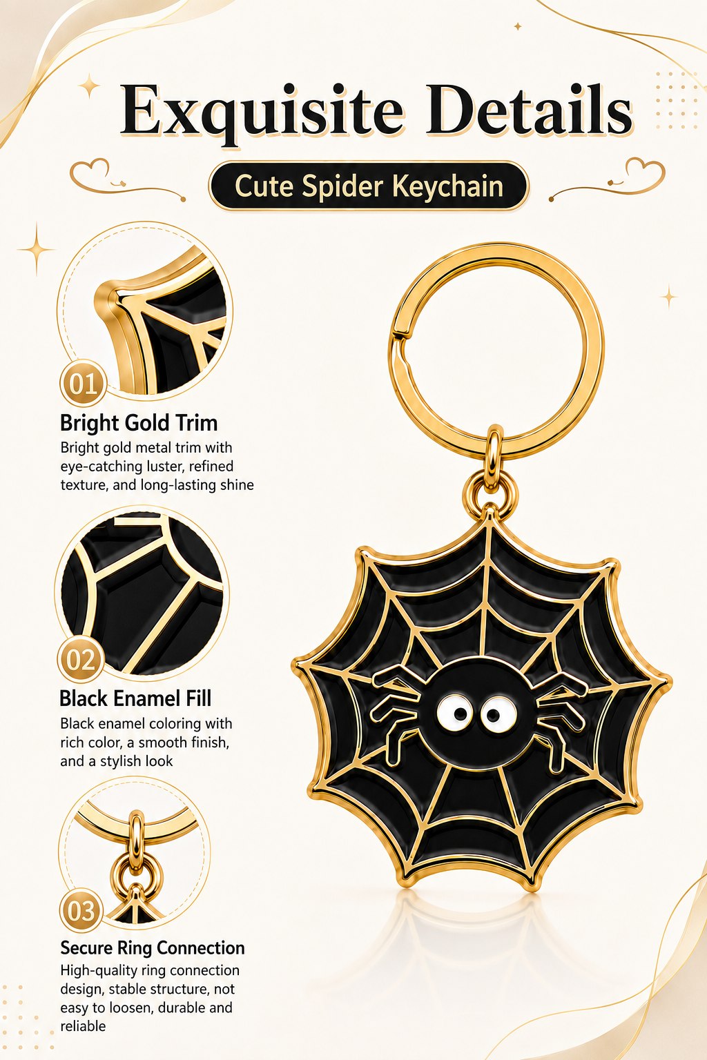 Custom Little Coal Ball Keychain product detail 2