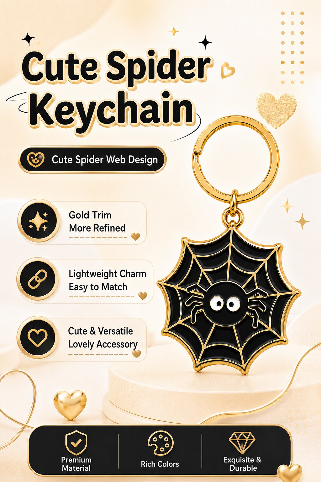 Custom Little Coal Ball Keychain product detail 4