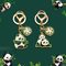 Custom Panda Metal Keychain | Orpinegift