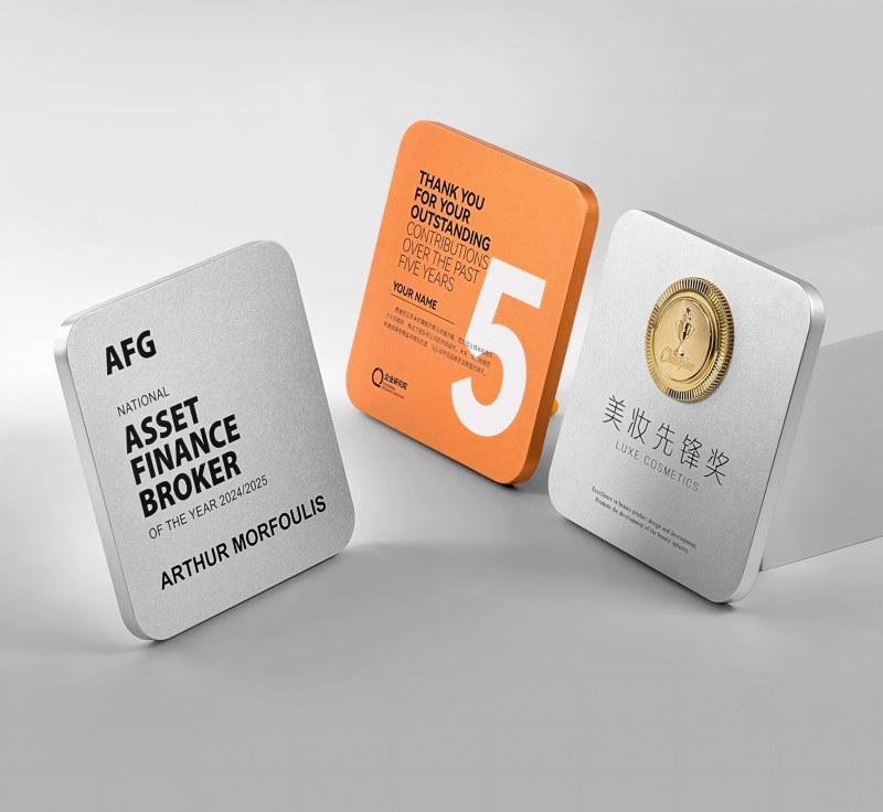 Custom corporate recognition plaque color options Custom corporate recognition plaque color options